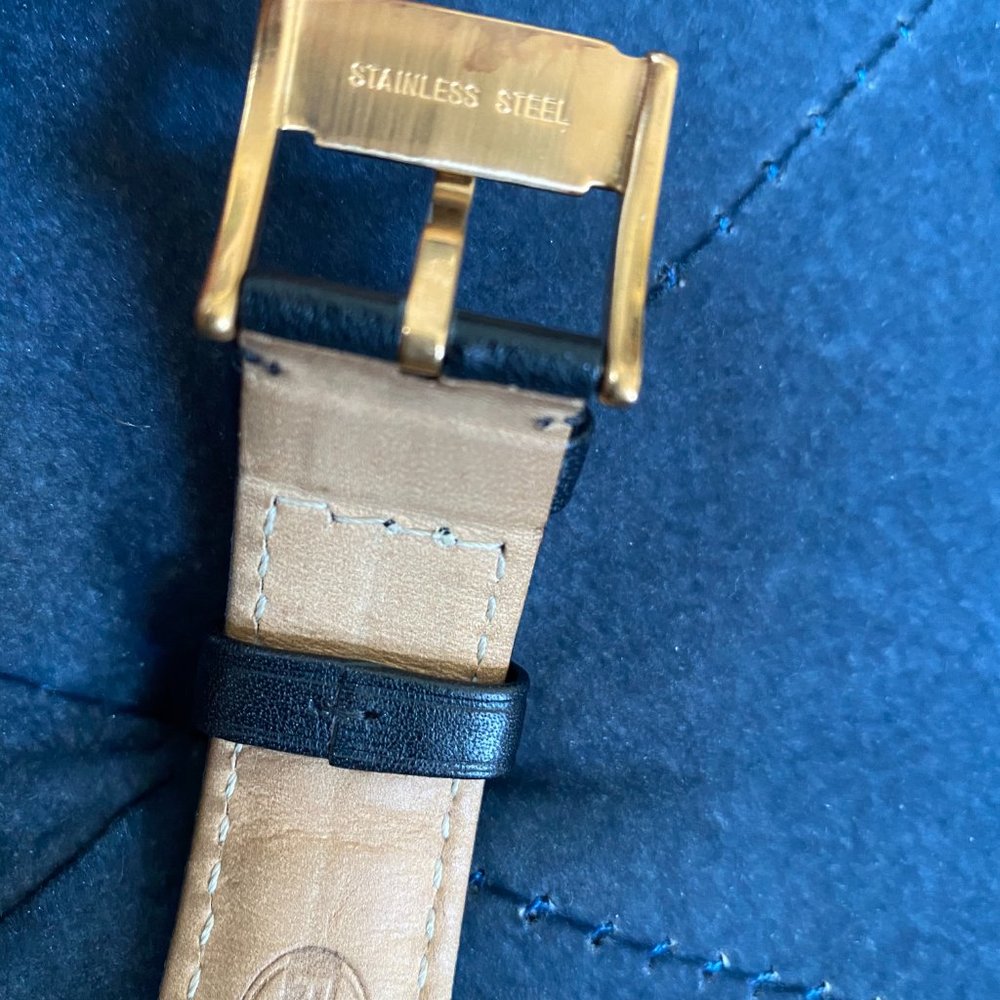 Men'sFossil Rose Gold Black Watch BQ2050 Like NEW - Picture 10 of 13